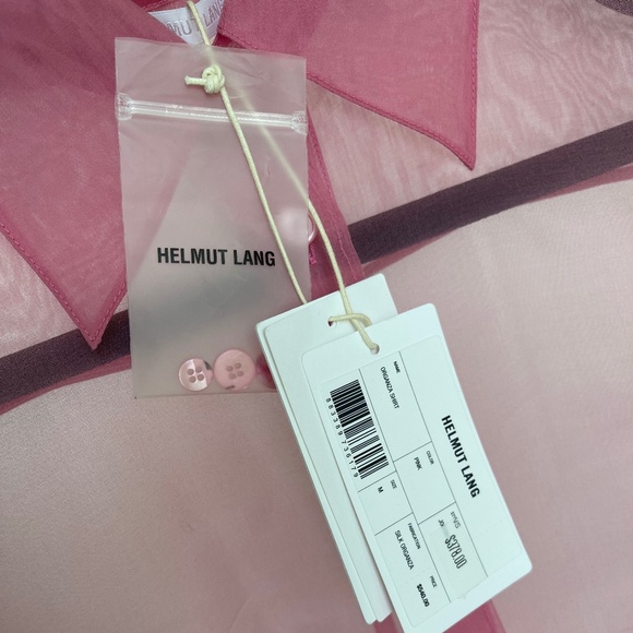 Helmut Lang Organza Shirt...NWT - Picture 6 of 11